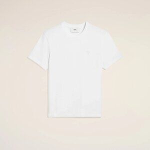 Alexandre Mattiussi Ami de Coeur T-shirt in organic cotton jersey in white
